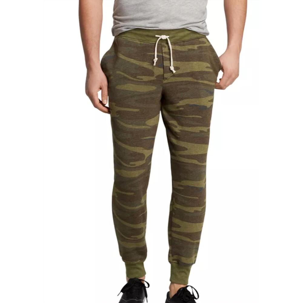 NEW ALTERNATIVE eco-fleece dodgeball pants in camouflage